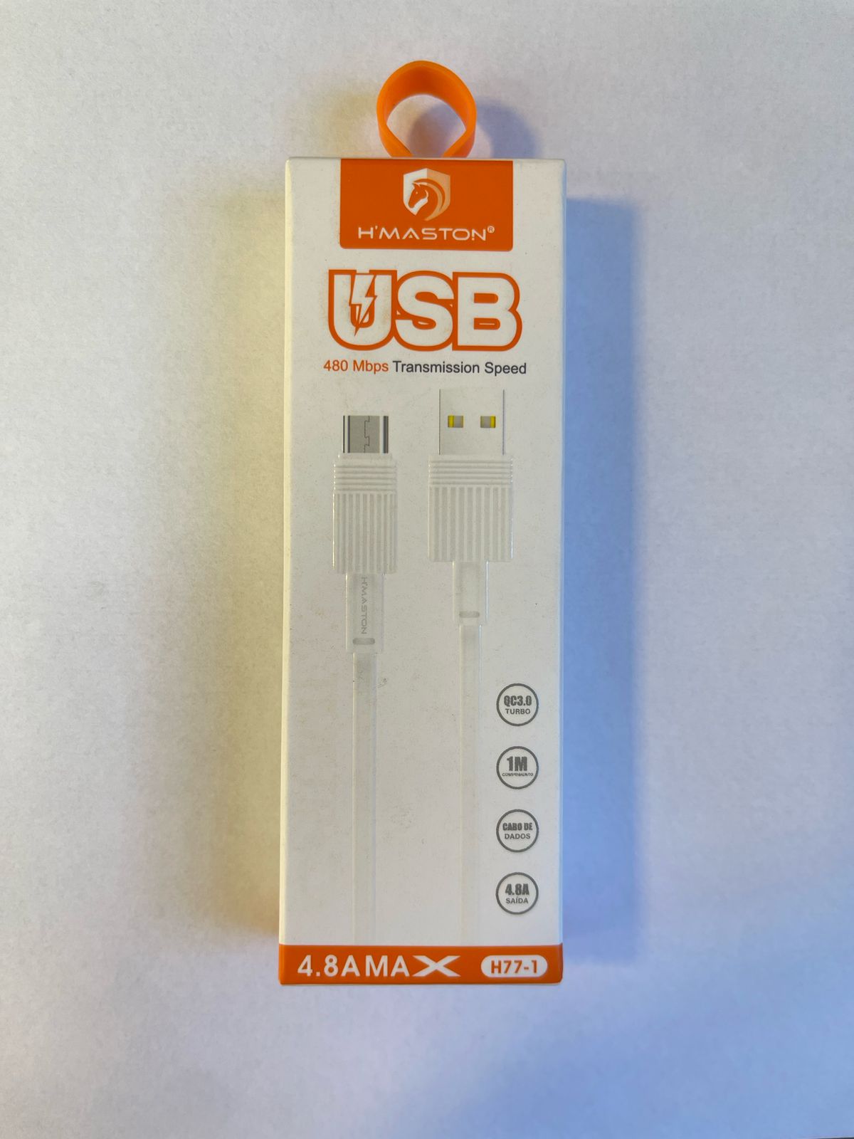 Cabo USB x V8 4.8A MAX H77-1