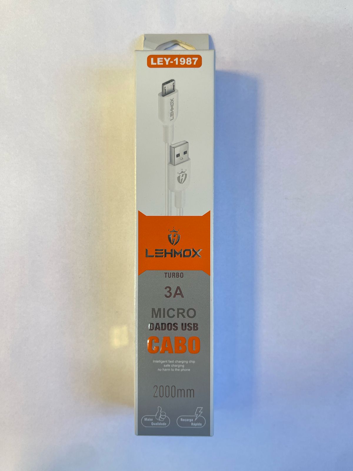 Cabo USB x V8 3A LEY-1987